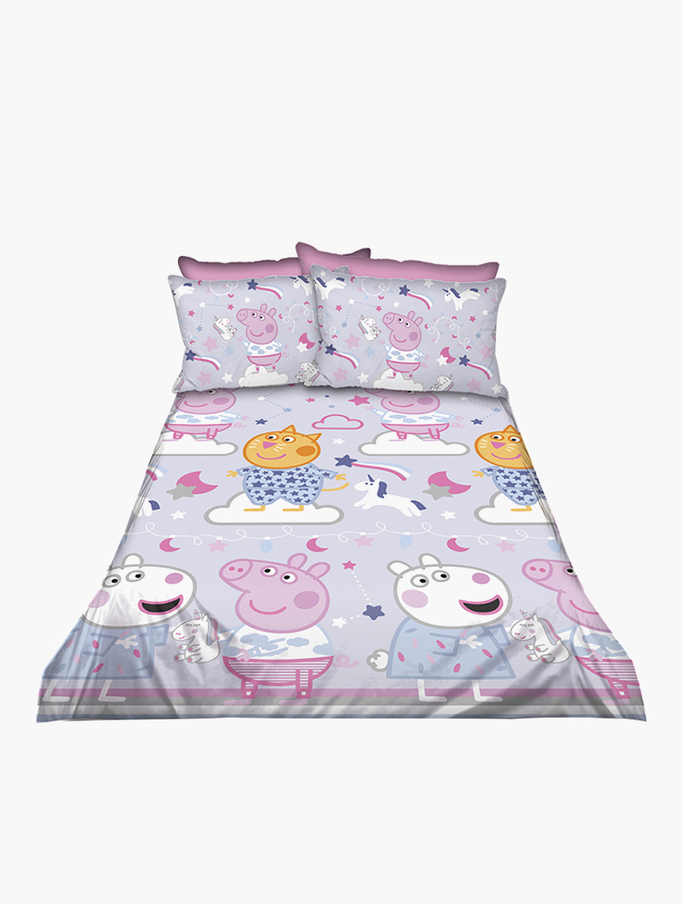 MyRunway Shop Peppa Pig Girls Pink Peppa Pig Duvet Cover Double Size
